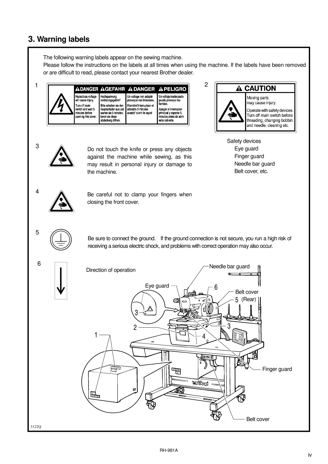 Brother rh-918a manual 3122Q 