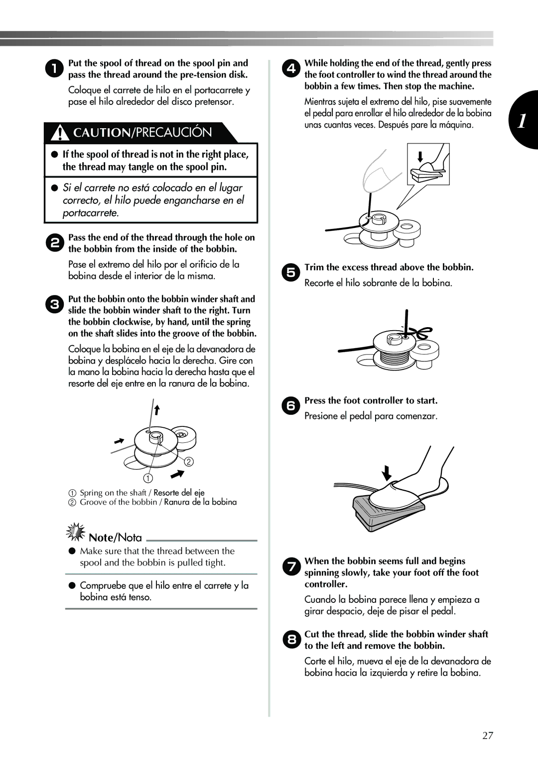 Brother Sewing Machine operation manual 