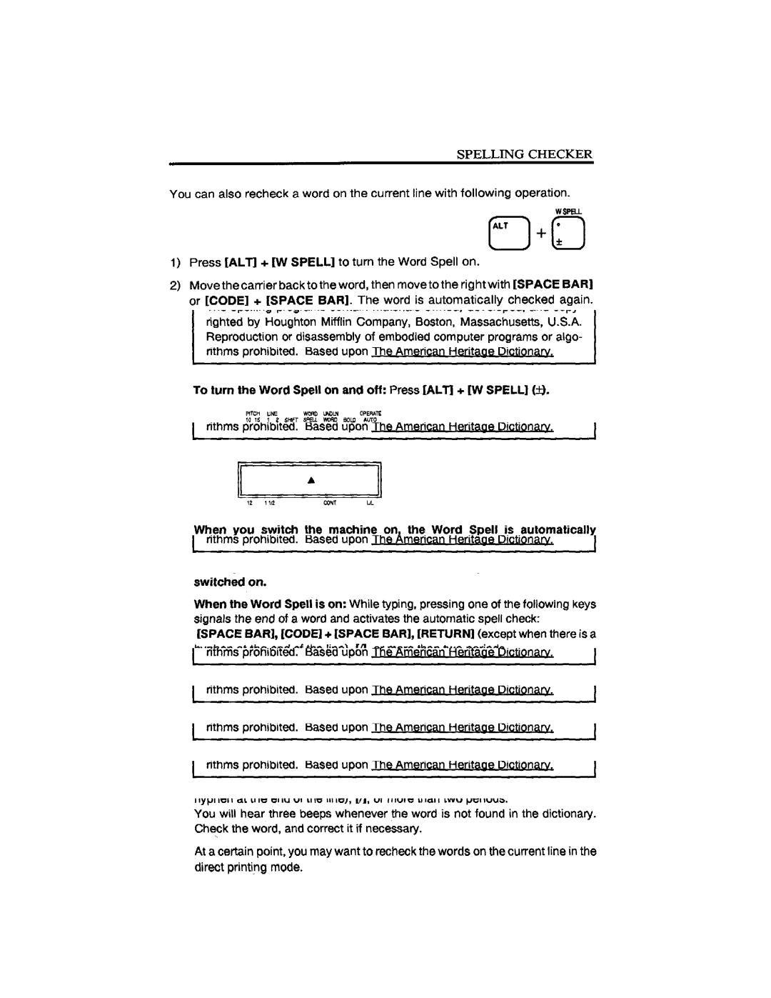 Brother SX-4000 manual 