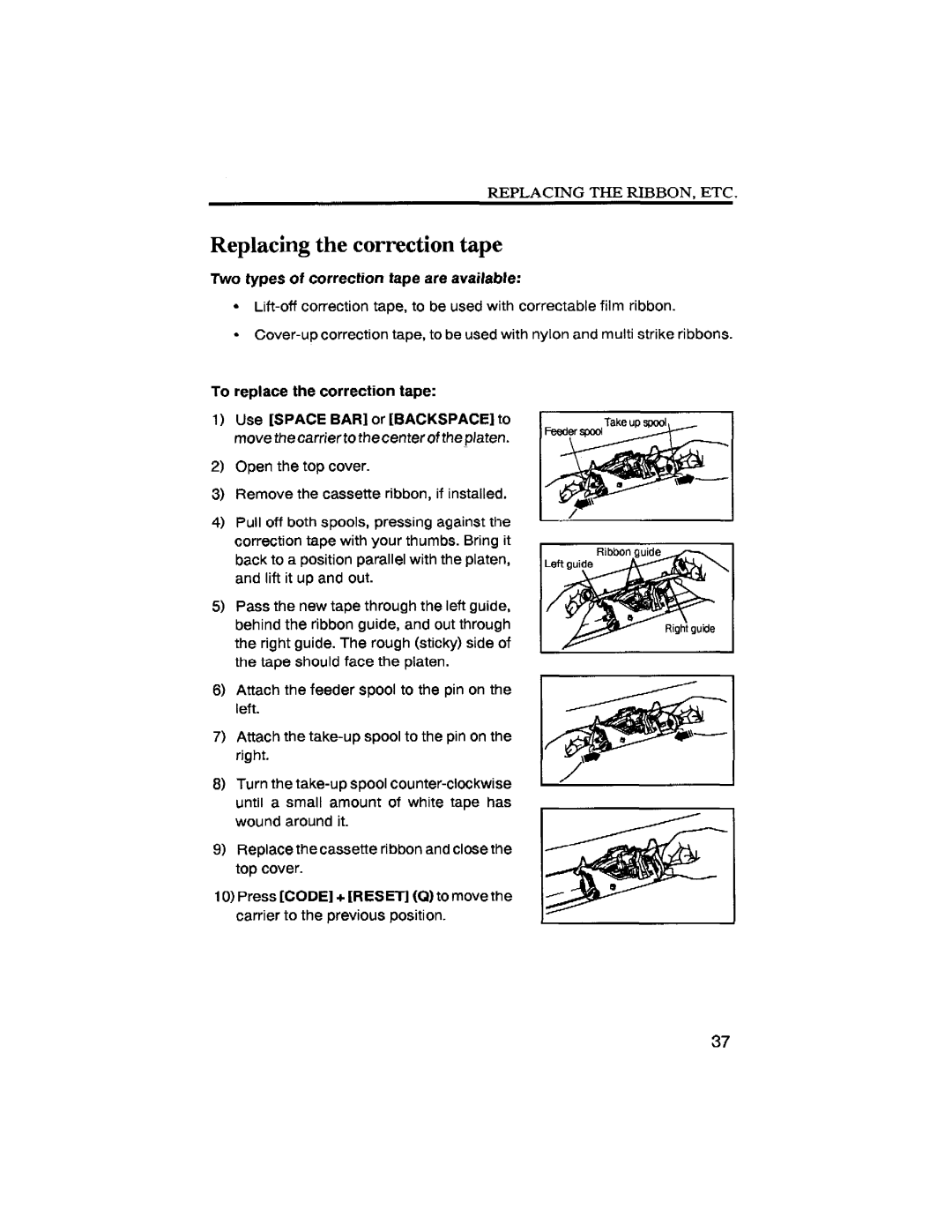 Brother SX-4000 manual 