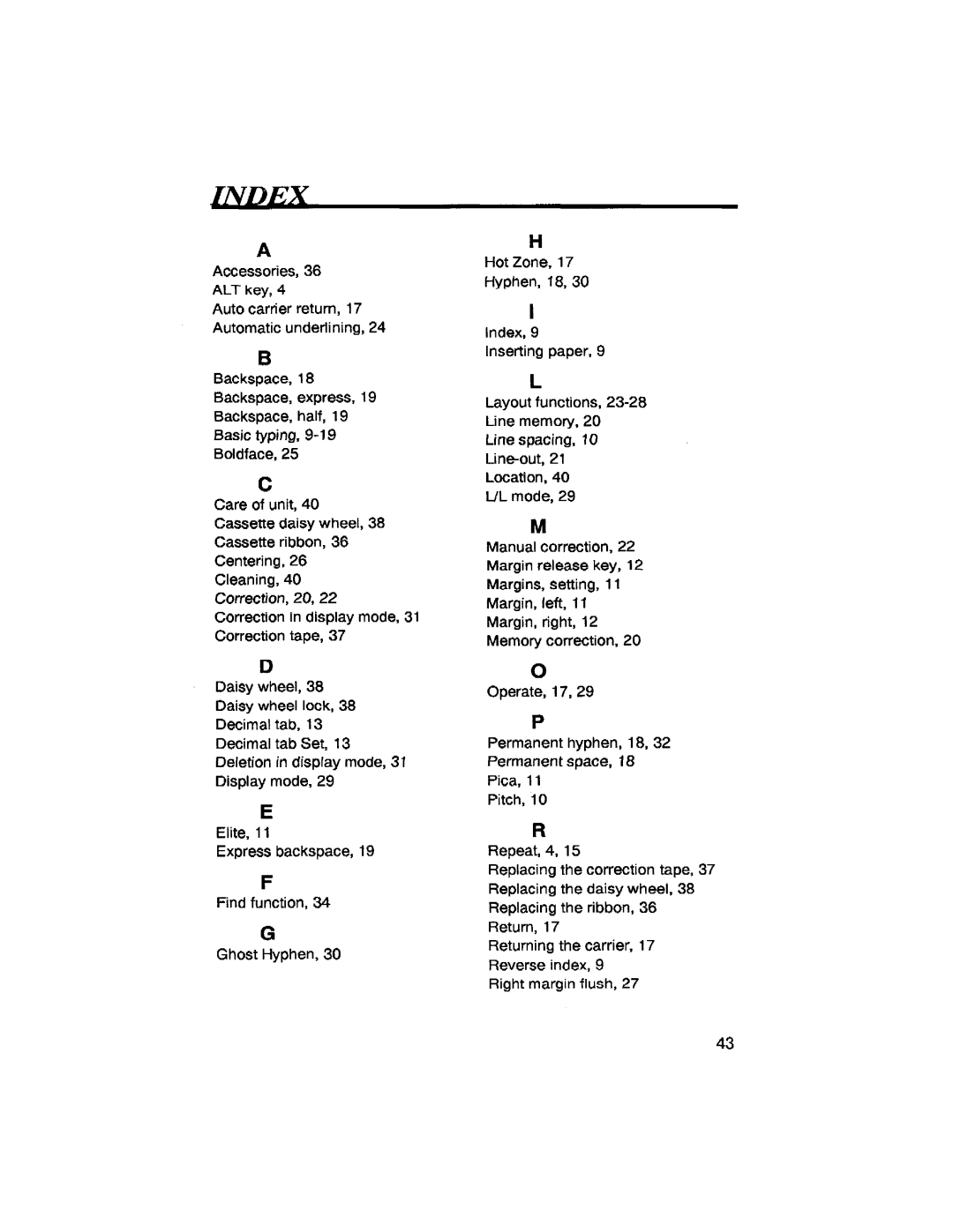 Brother SX-4000 manual 