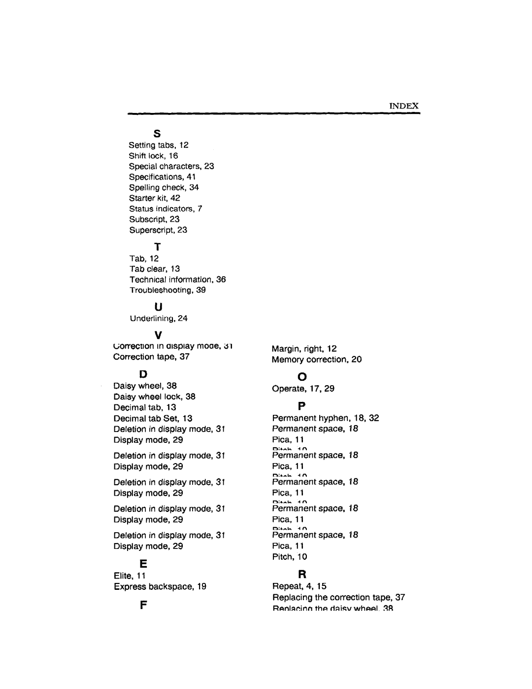 Brother SX-4000 manual 