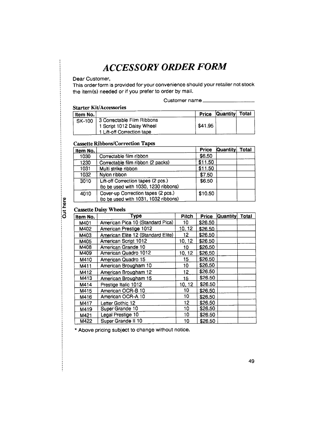 Brother SX-4000 manual 