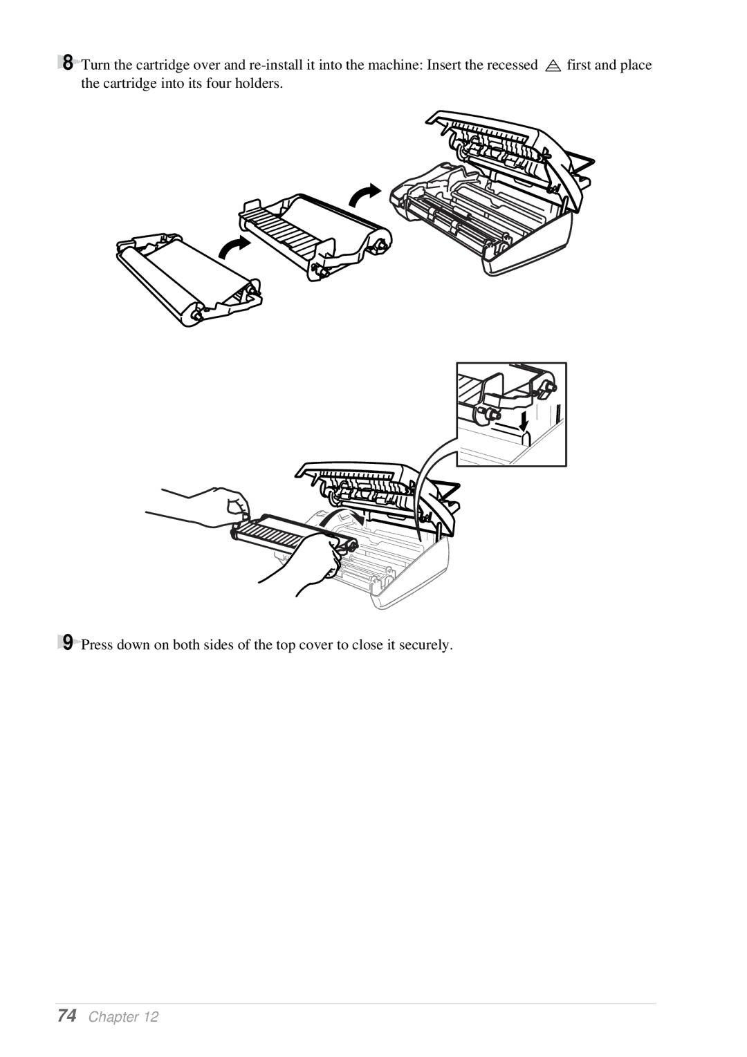 Brother T74, T76 owner manual Chapter 