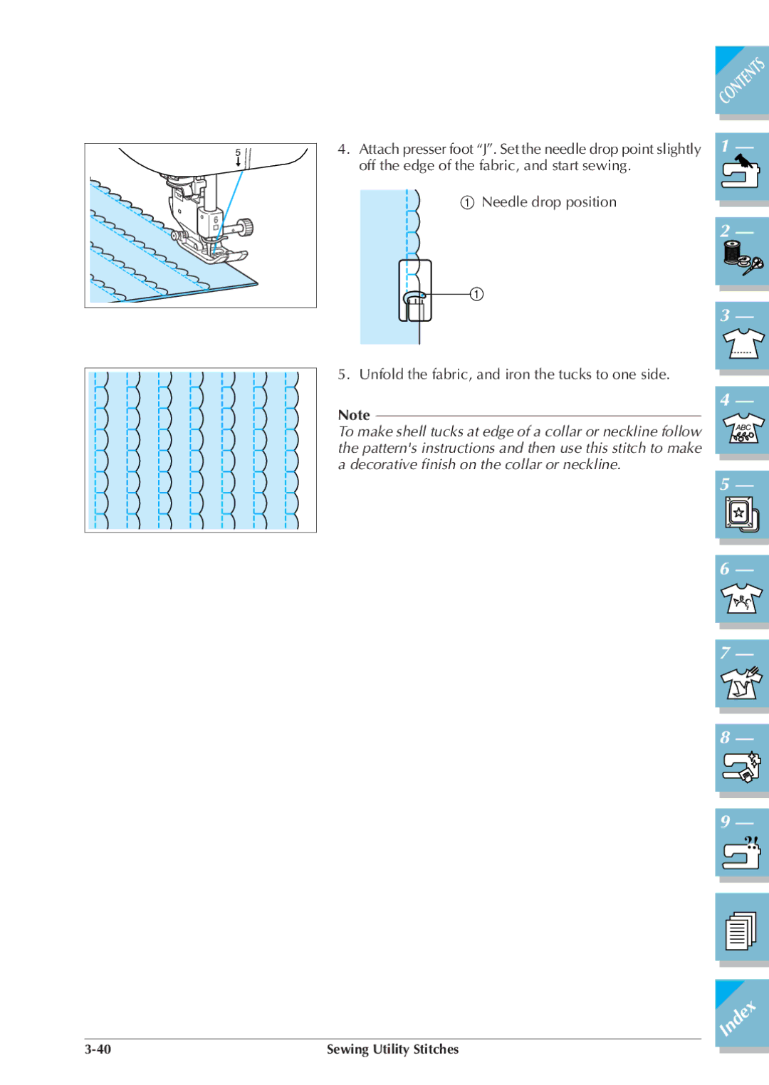 Brother ULT 2003D manual Index 