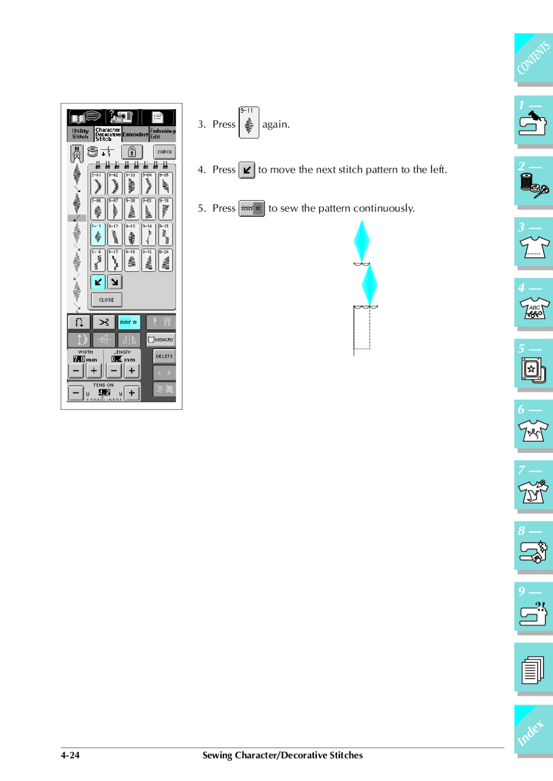 Brother ULT 2003D manual Index 