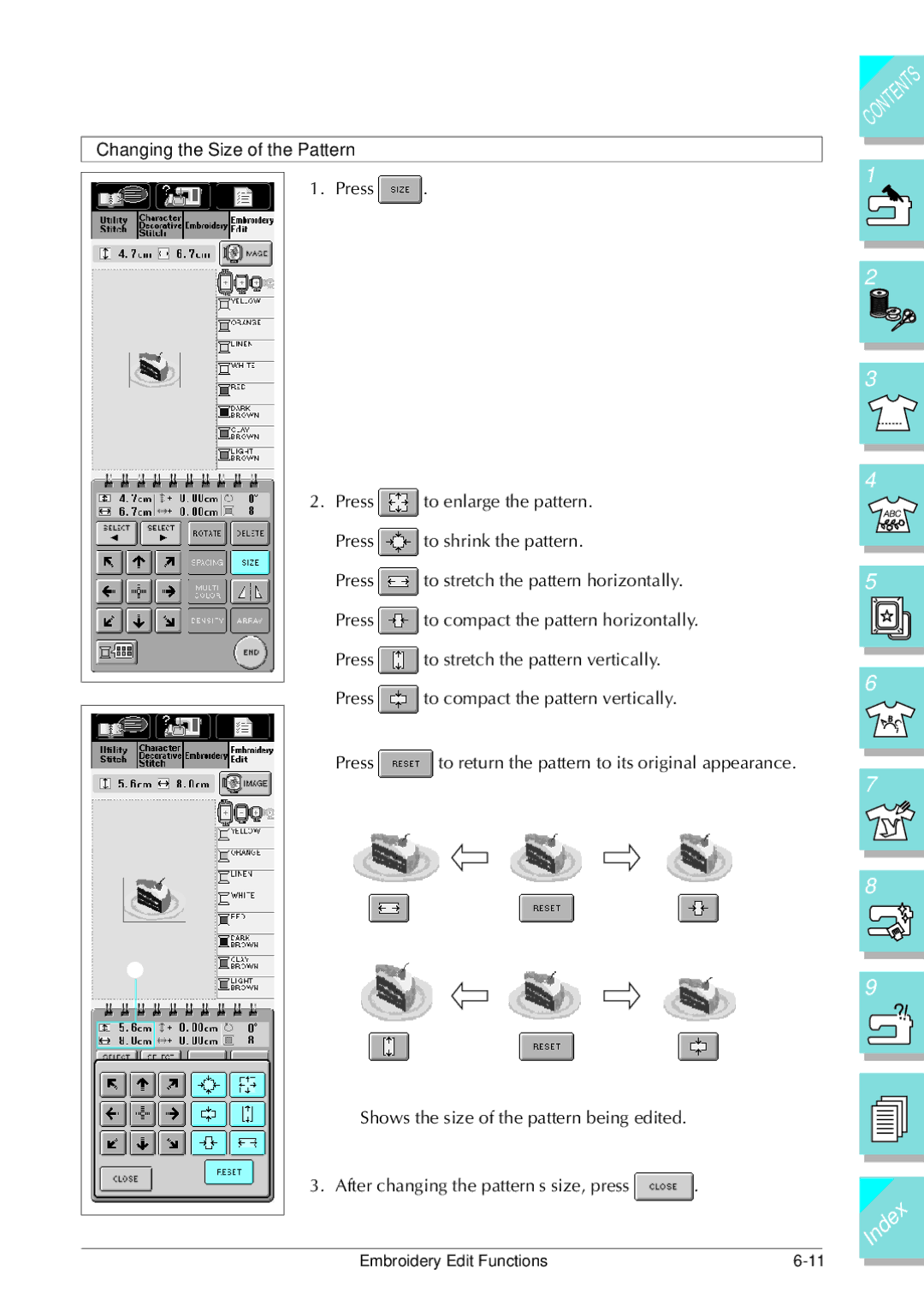 Brother ULT 2003D manual Press 