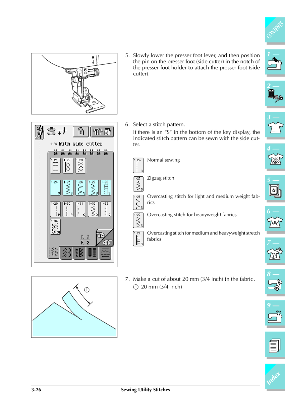 Brother ULT 2003D manual Index 