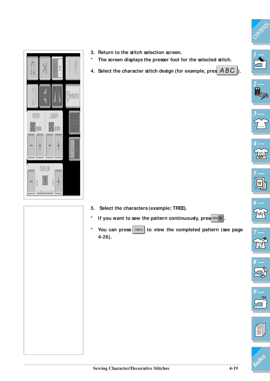 Brother ULT2001 operation manual Index 