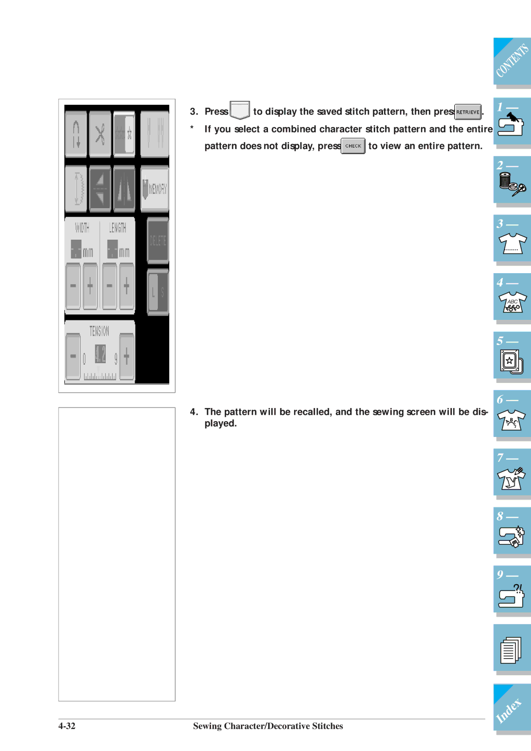 Brother ULT2001 operation manual Index 