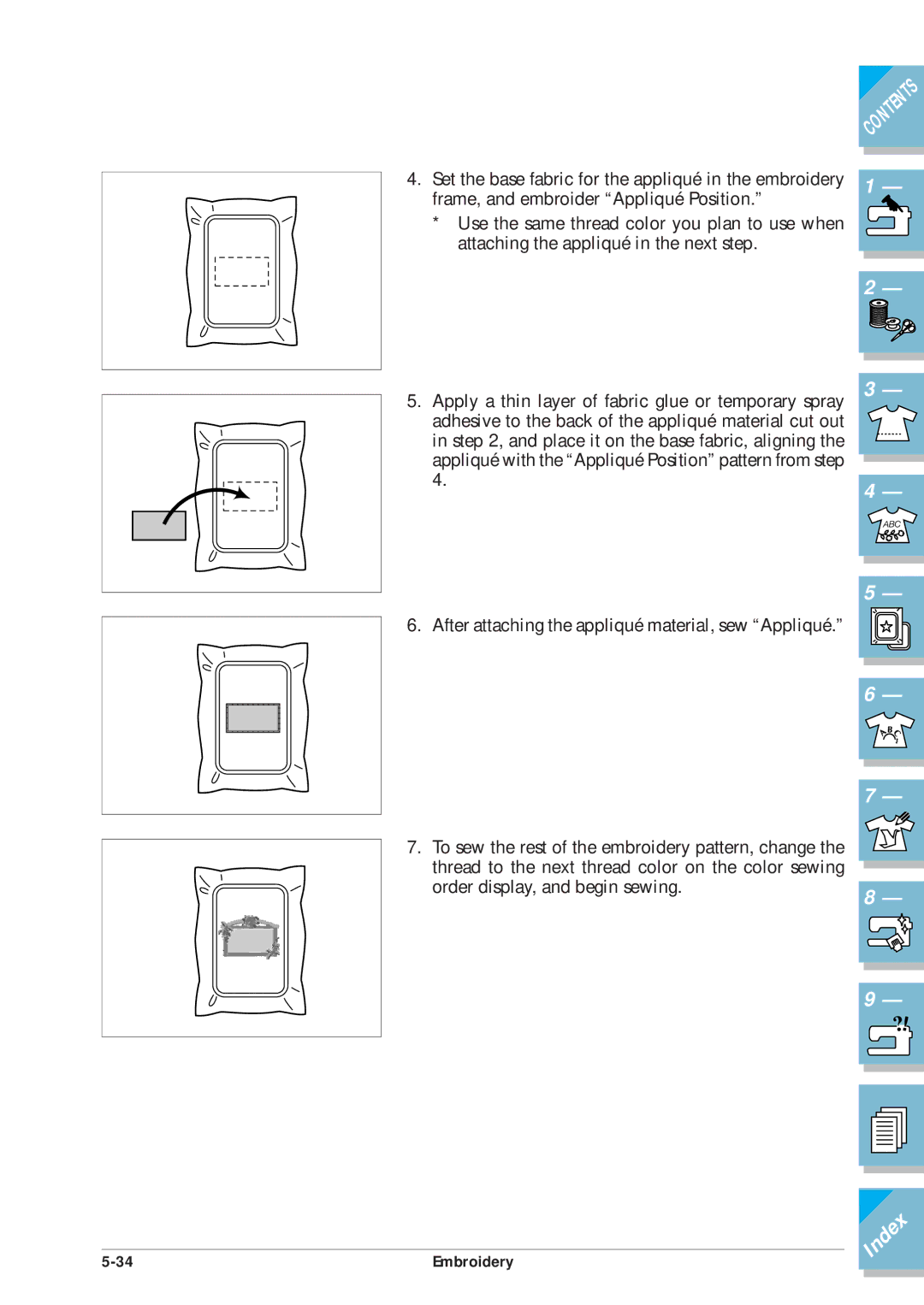 Brother ULT2001 operation manual Index 