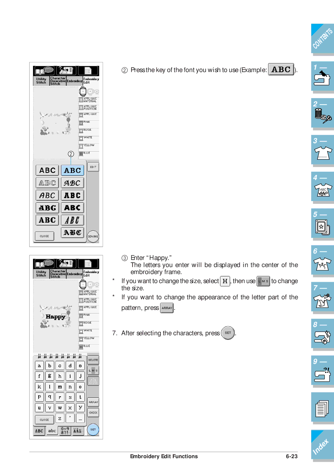 Brother ULT2001 operation manual To change 