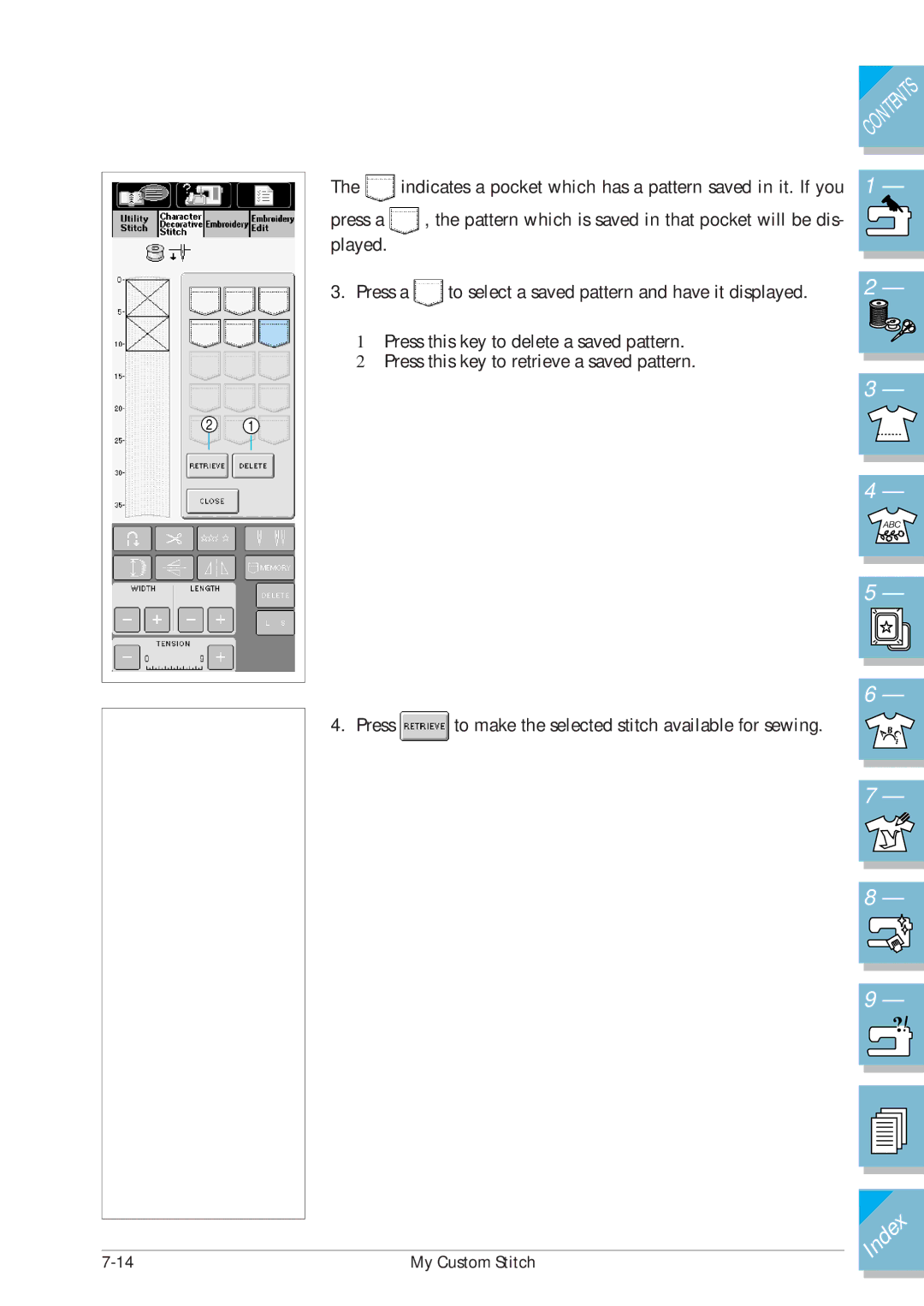 Brother ULT2001 operation manual Index 