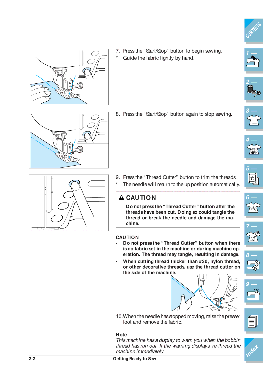 Brother ULT2001 operation manual Chine 