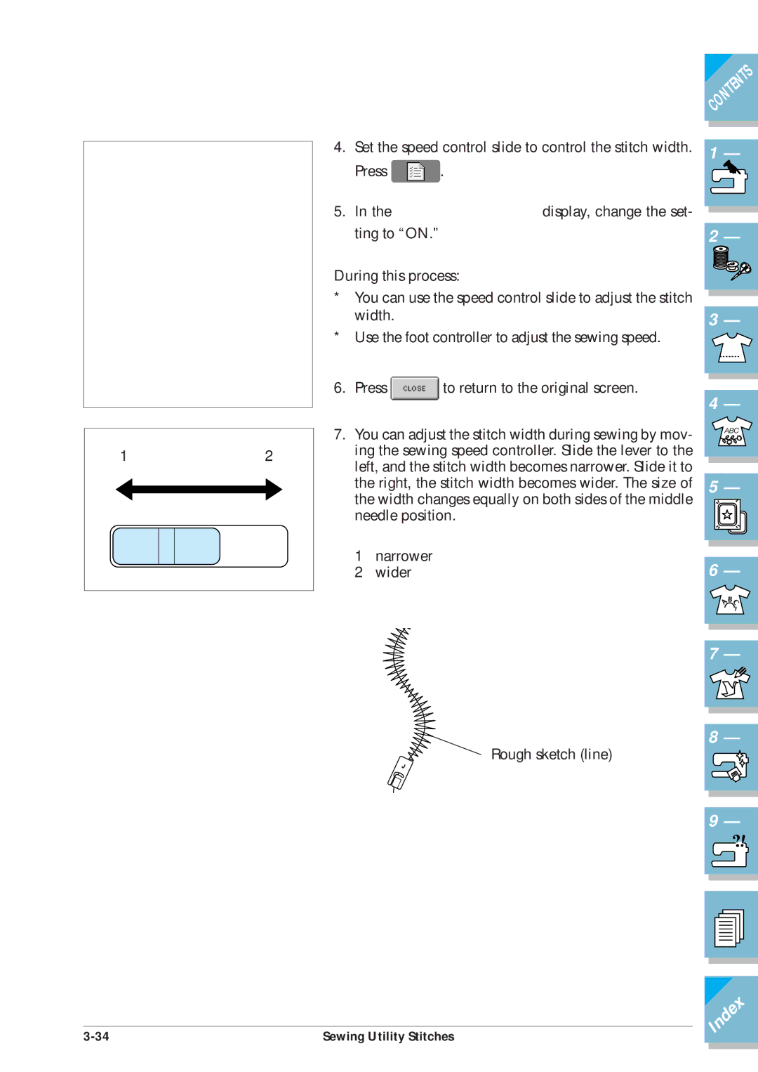 Brother ULT2002D operation manual Index 