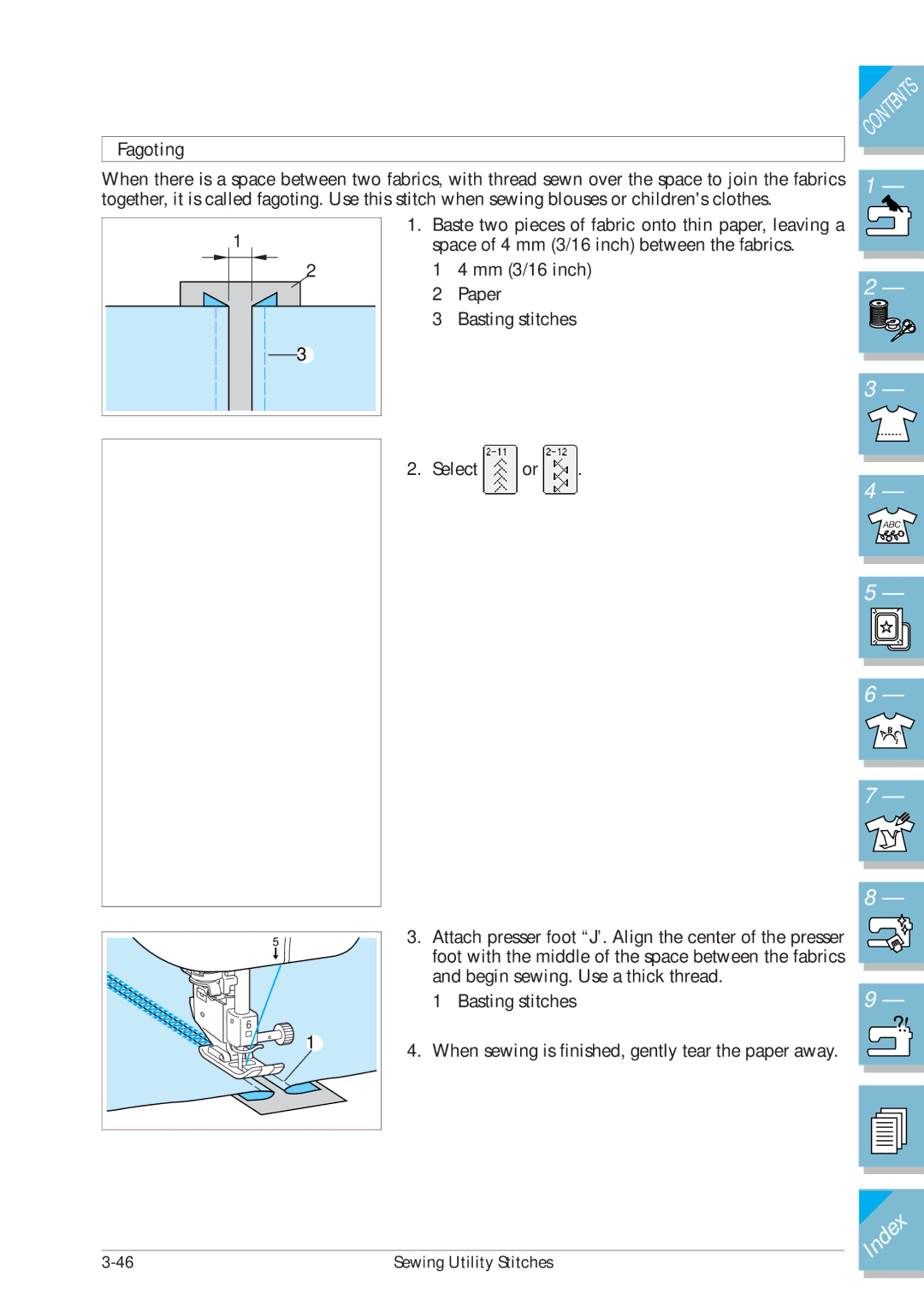 Brother ULT2002D operation manual Fagoting 