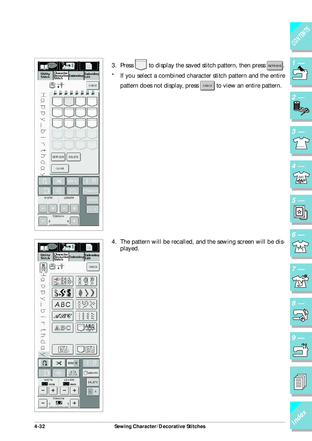 Brother ULT2002D operation manual Index 