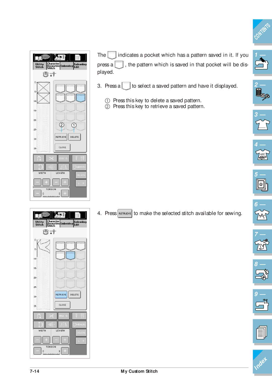 Brother ULT2002D operation manual Index 