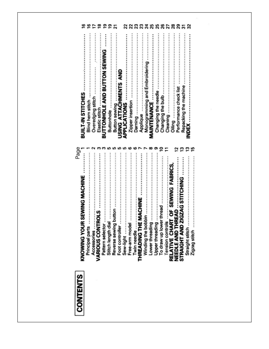 Brother X L 2010 manual 