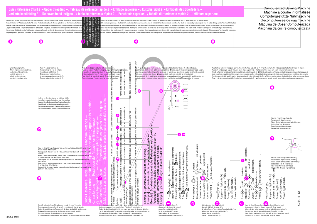 Brother operation manual XC5434-051brother01 