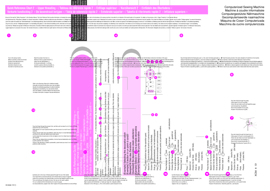 Brother operation manual XC5434-051brother02 