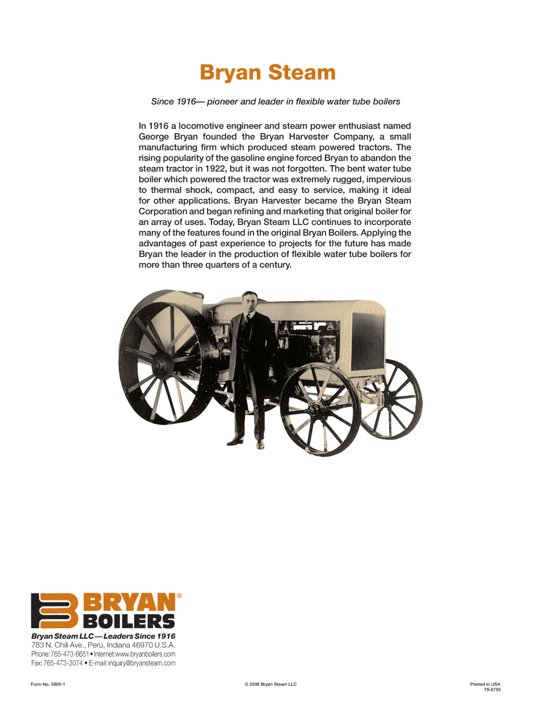 Bryan Boilers Tube Steel Boilers manual Bryan Steam LLC Leaders Since 