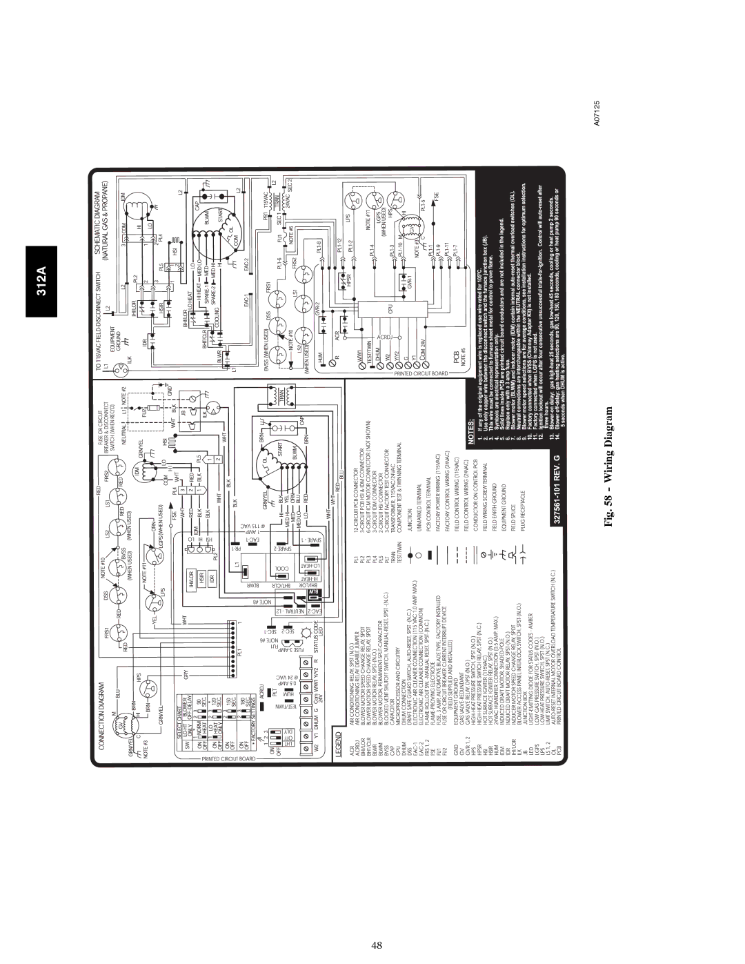 Bryant 120 instruction manual Wiring Diagram 