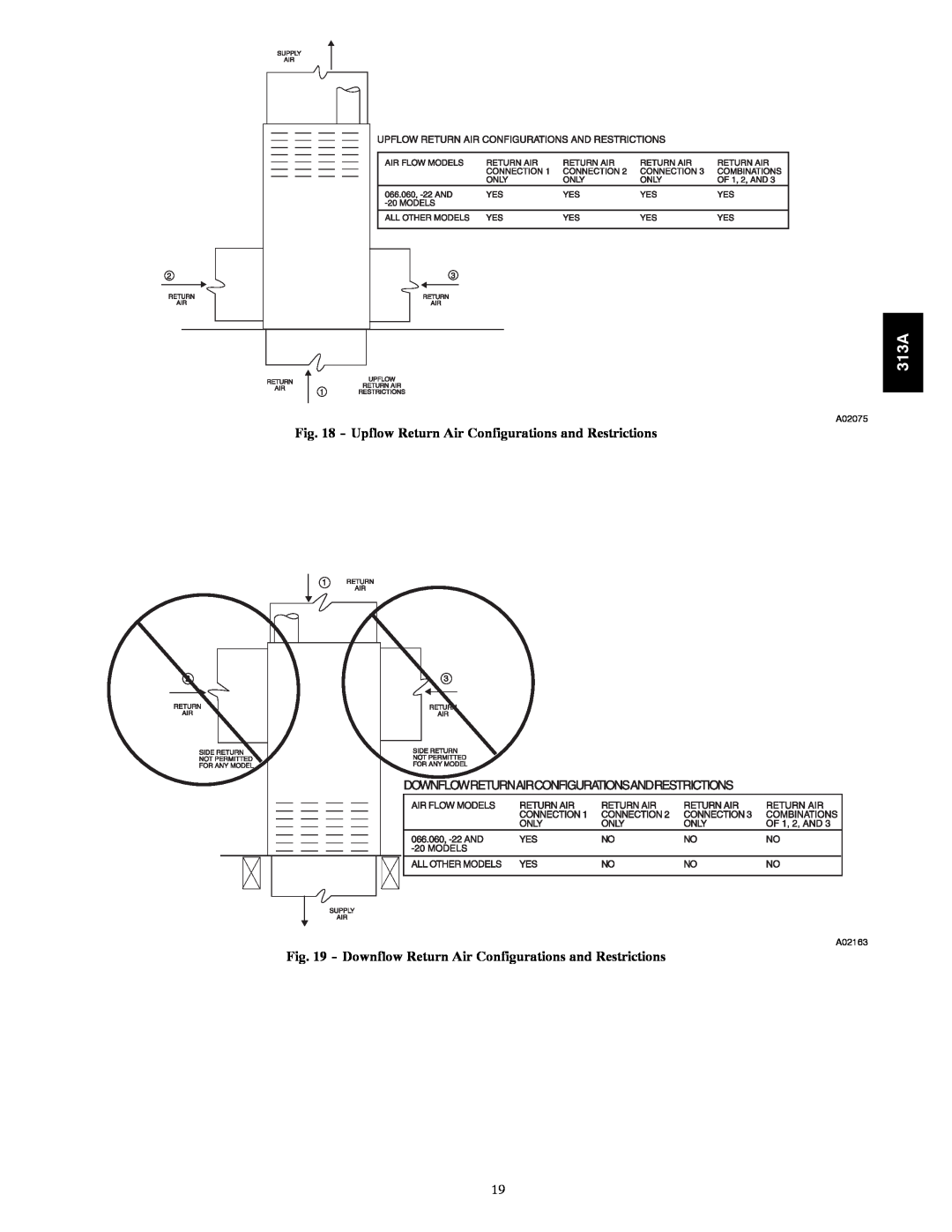 Bryant 313AAV instruction manual A02075, A02163 