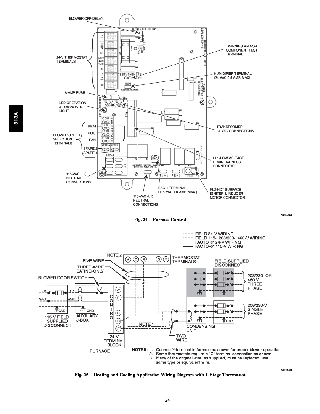 Bryant 313AAV instruction manual Furnace Control 