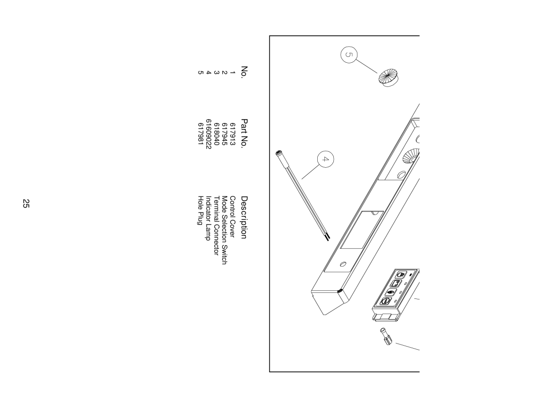 Bryant 3163 service manual Control Cover Assembly Description 