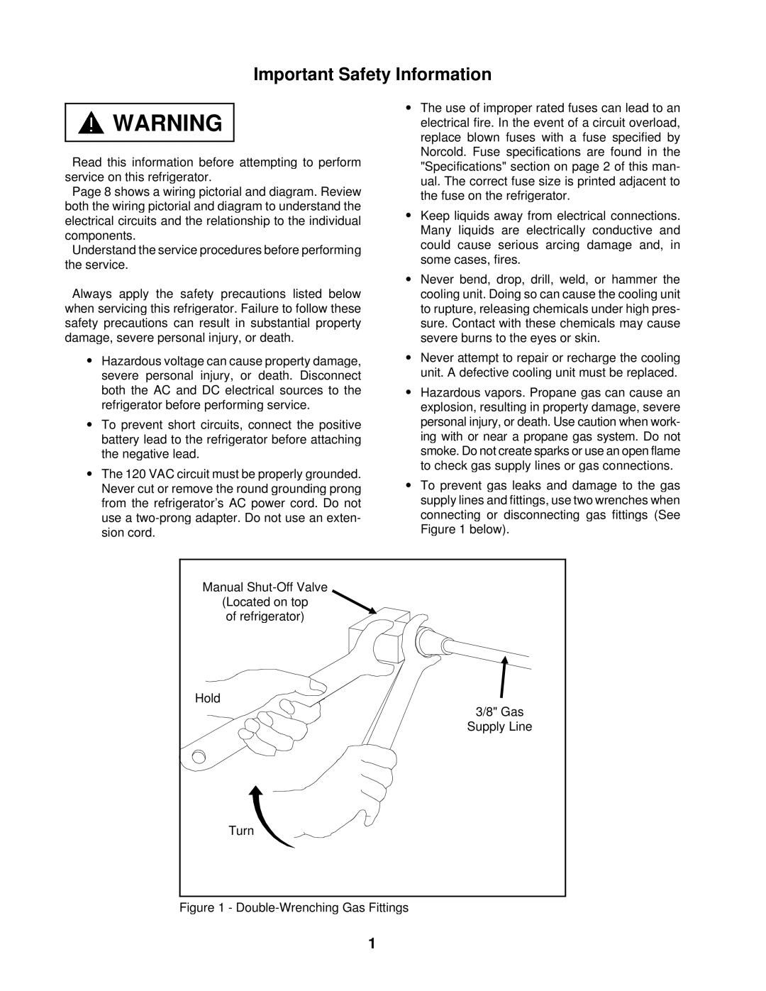Bryant 3163 service manual Important Safety Information 