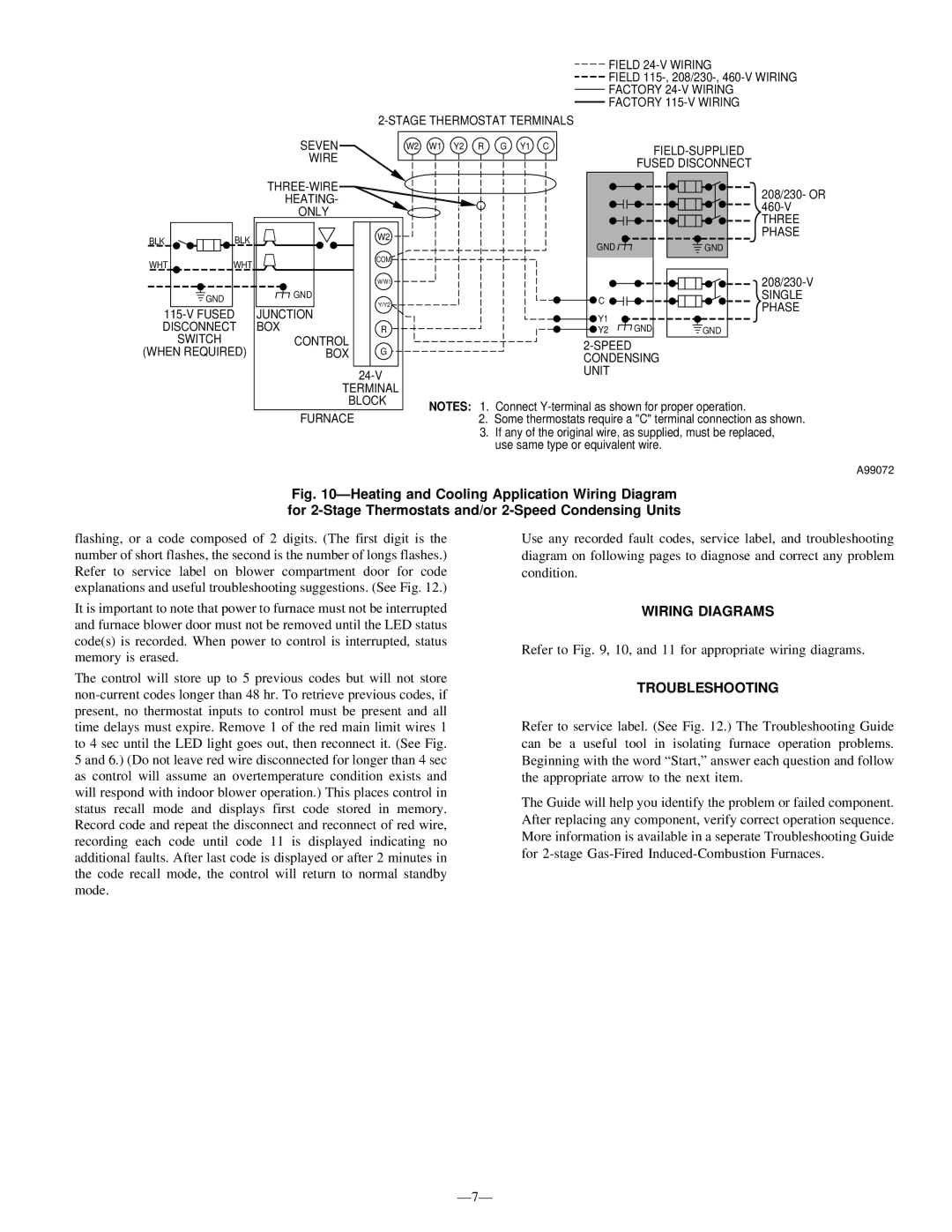 Bryant 330JAV, 331JAV instruction manual Wiring Diagrams, Troubleshooting 