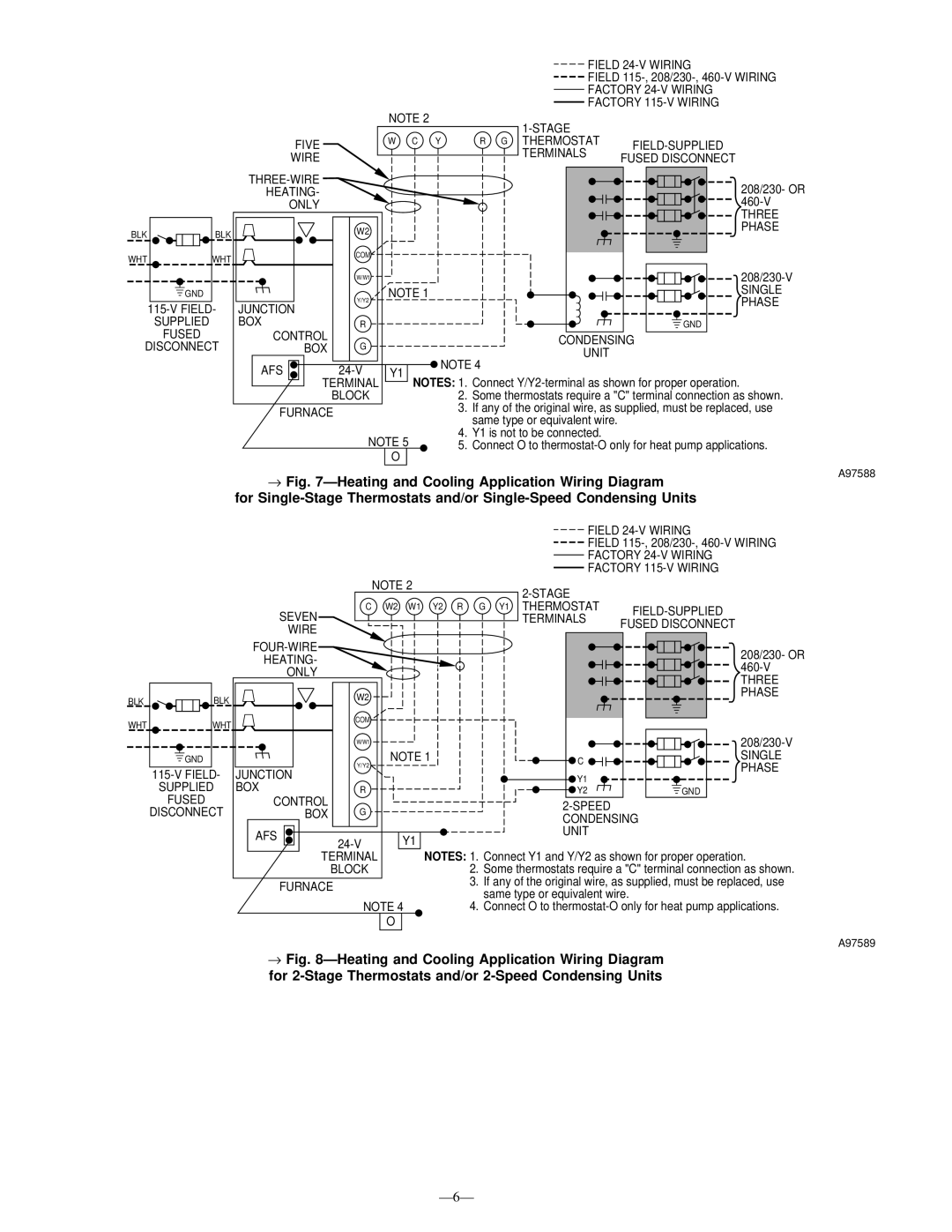 Bryant 333BAV instruction manual → ÐHeating and Cooling Application Wiring Diagram, Ð6Ð 