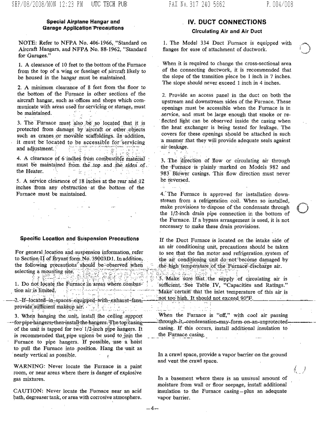 Bryant 334S manual 