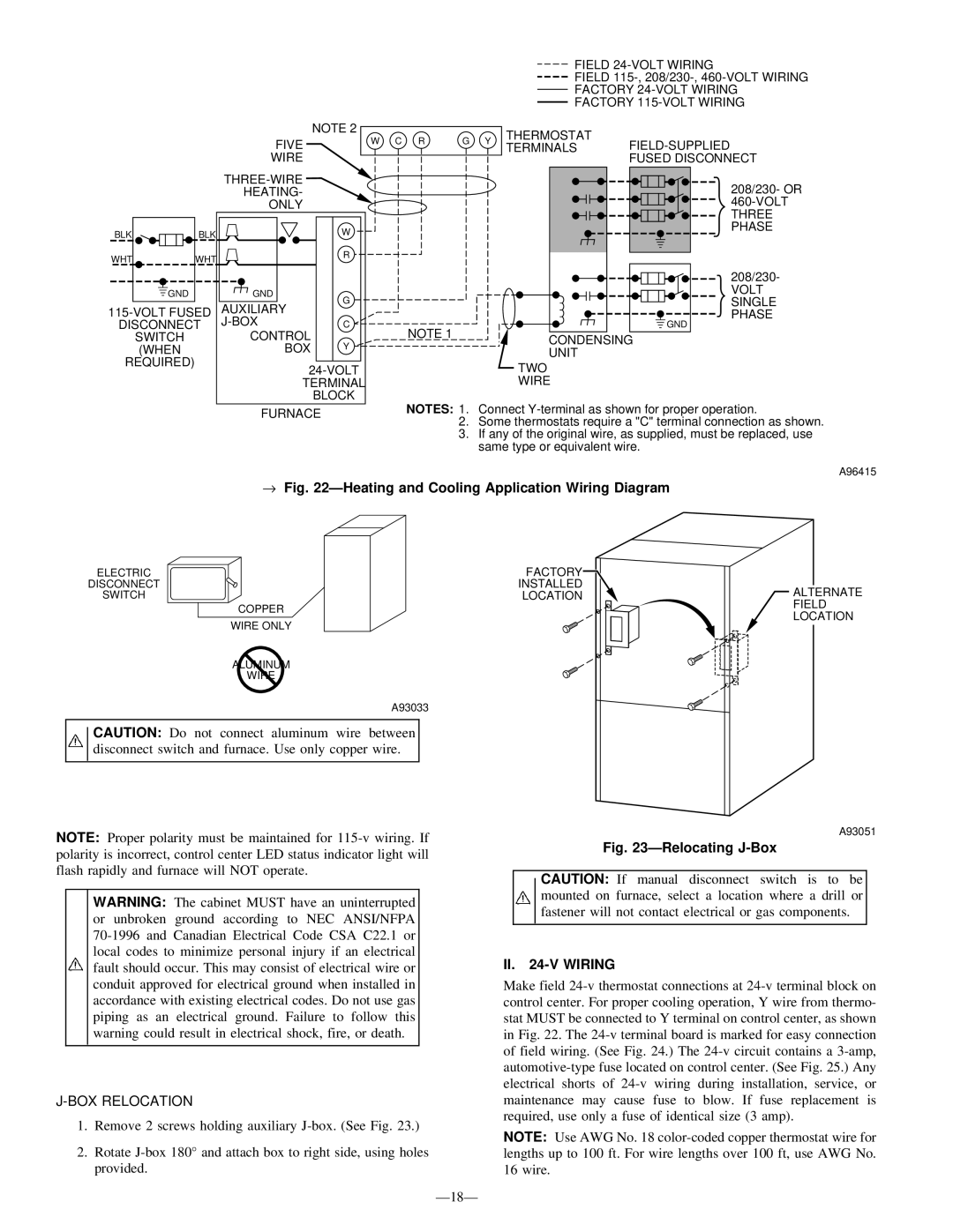 Bryant 340MAV instruction manual → ÐHeating and Cooling Application Wiring Diagram, II -V Wiring 