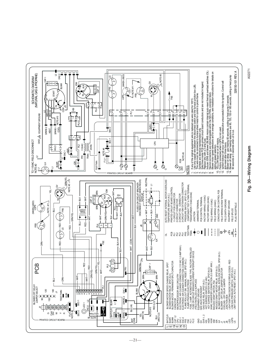 Bryant 340MAV instruction manual Pcb 