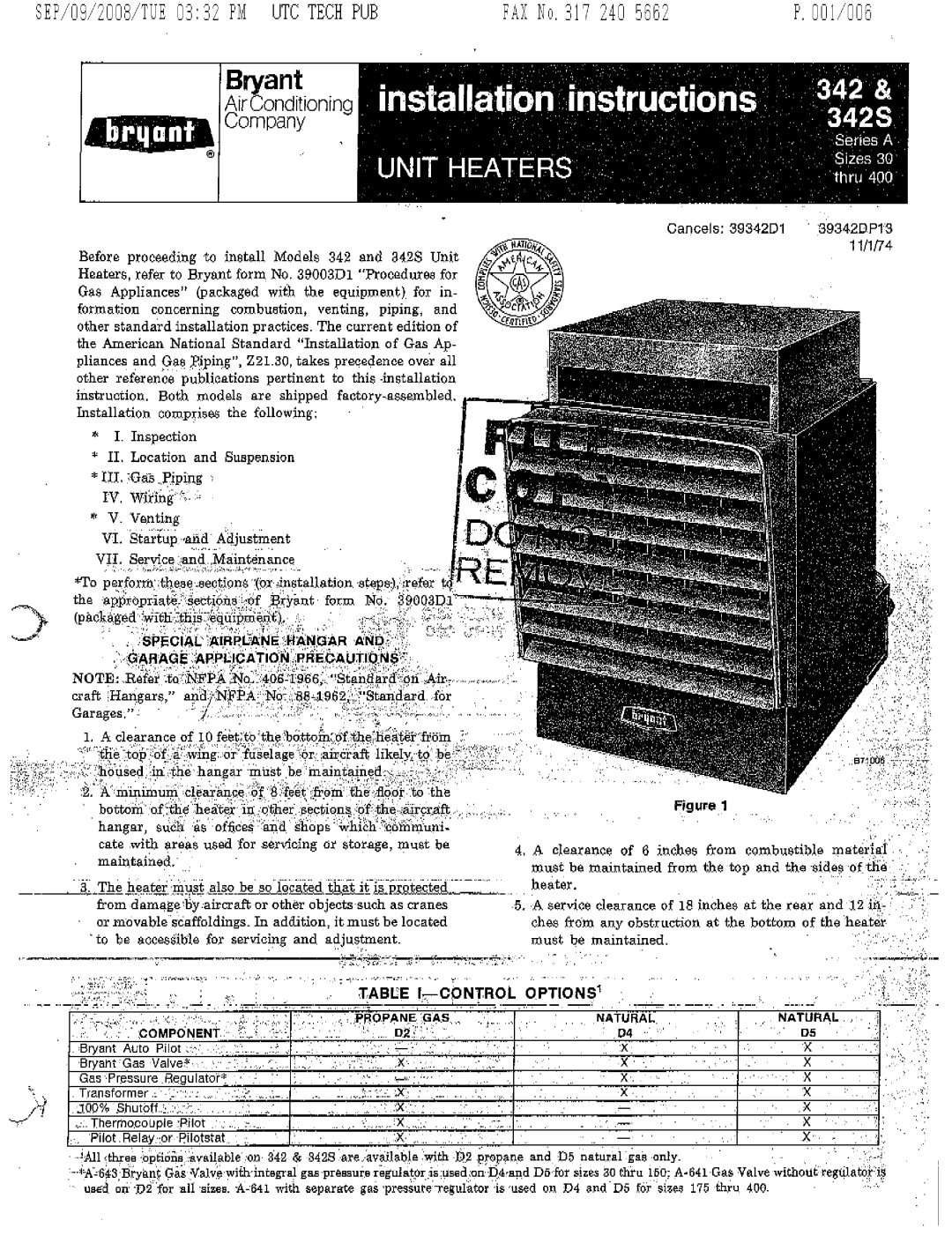 Bryant 342S manual 