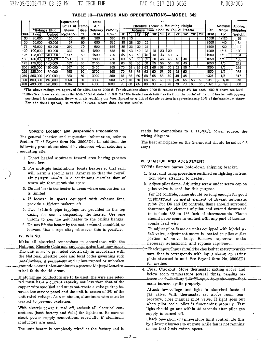 Bryant 342S manual 