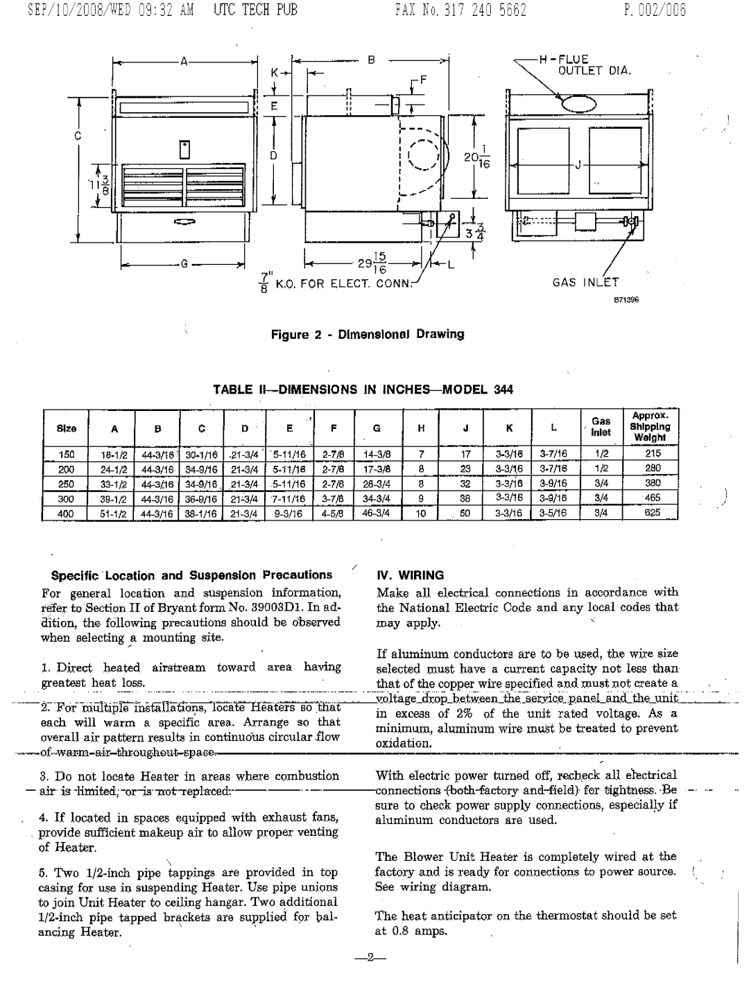 Bryant 344S manual 