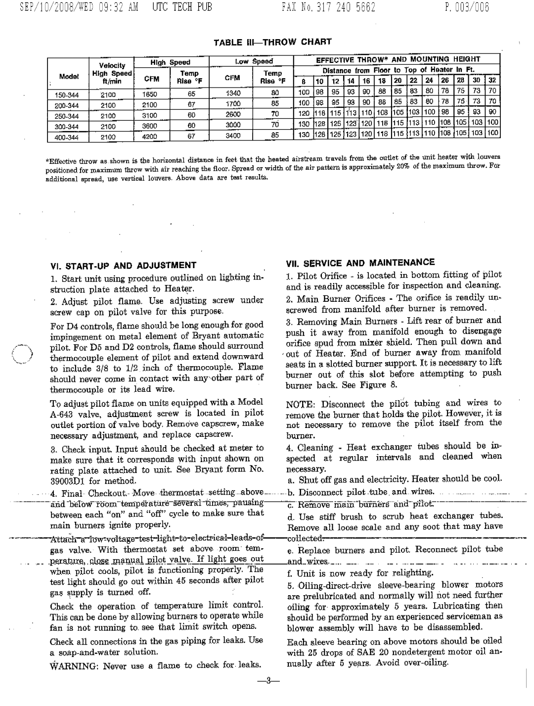 Bryant 344S manual 