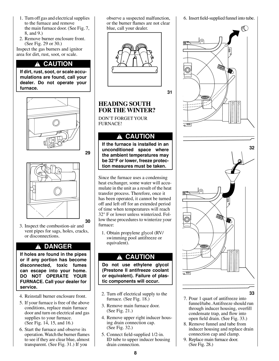 Bryant 345MAV manual Reinstall burner enclosure front, DON’T Forget Your Furnace 