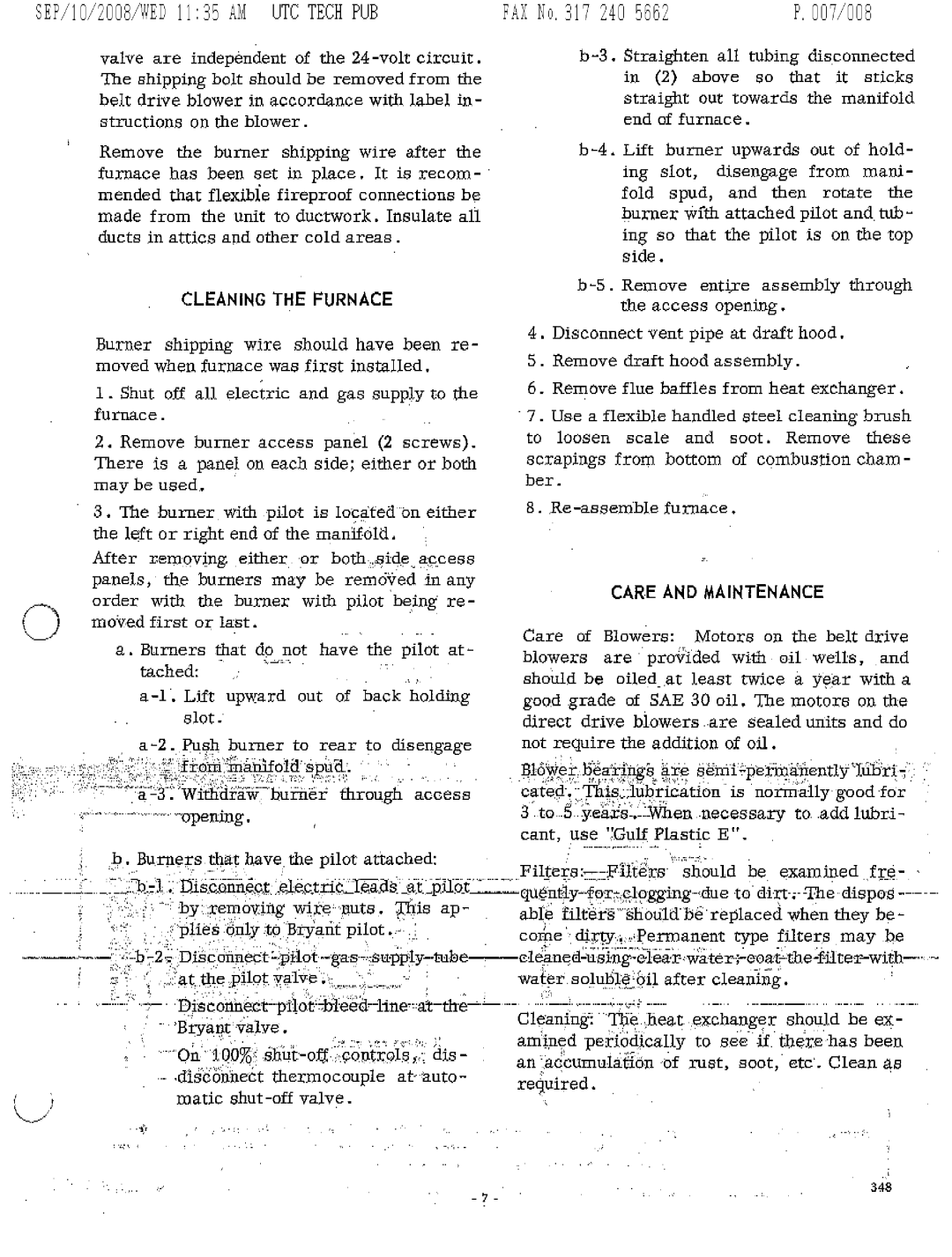 Bryant 348 manual 