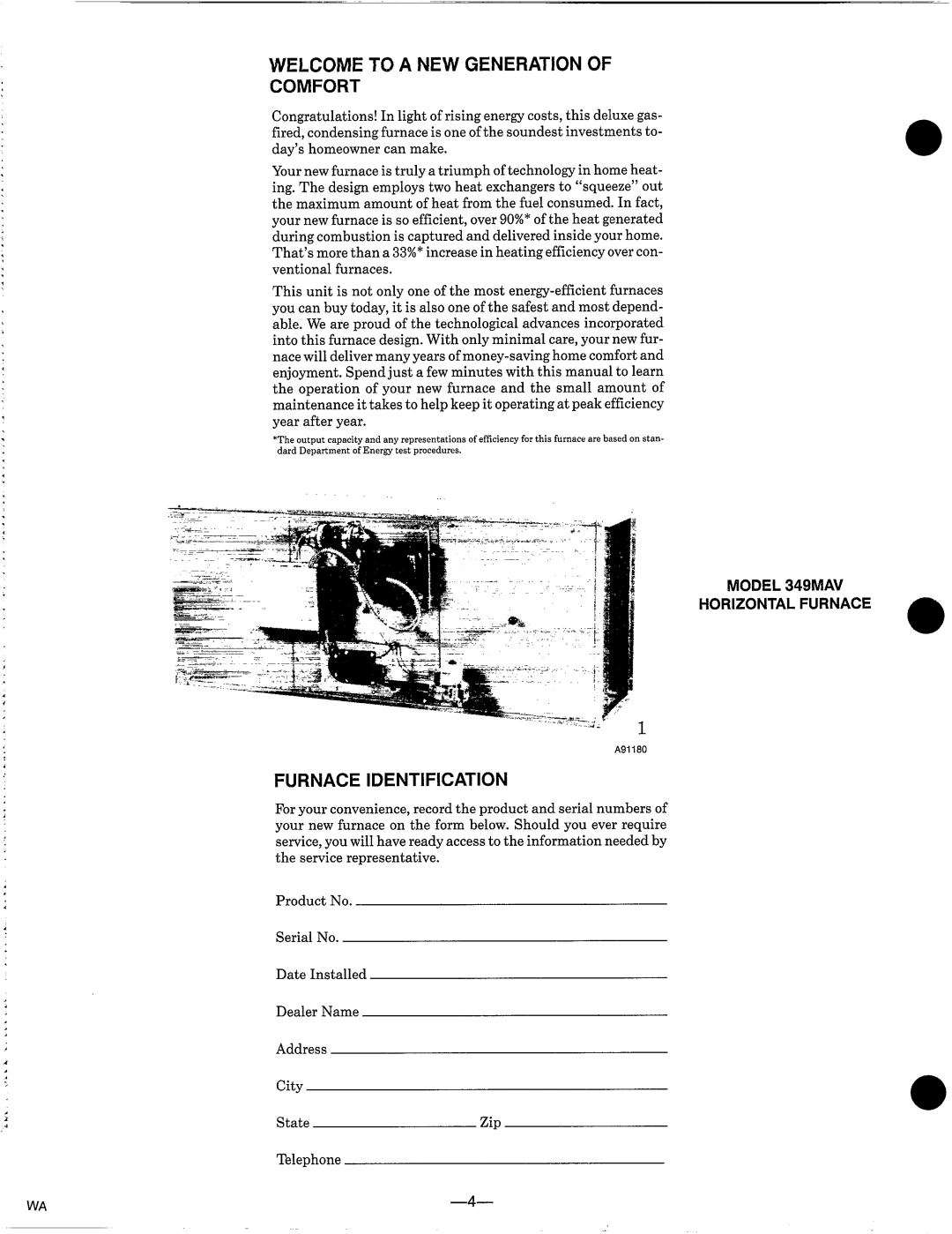 Bryant 349MAV manual 