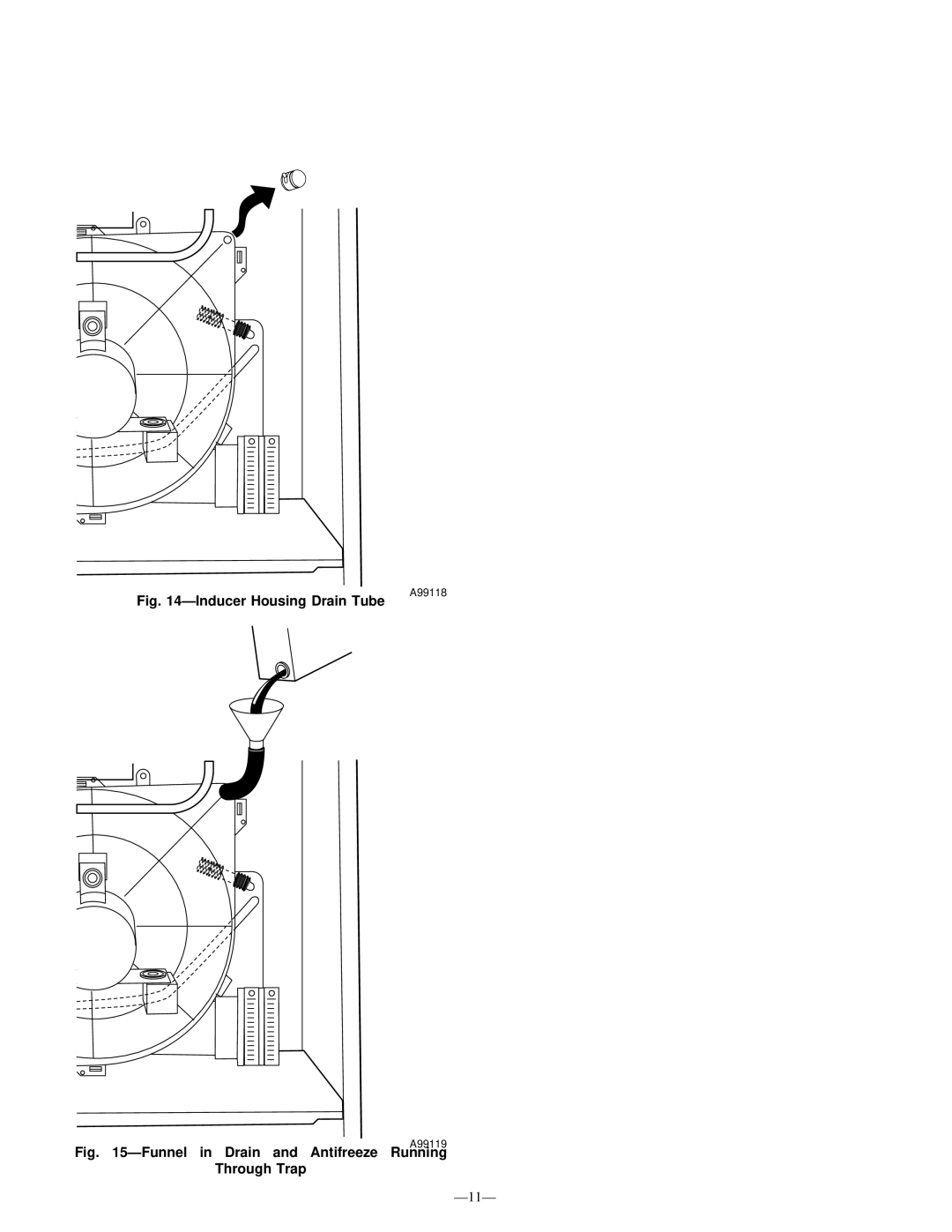 Bryant 350MAV user manual Inducer Housing Drain Tube 