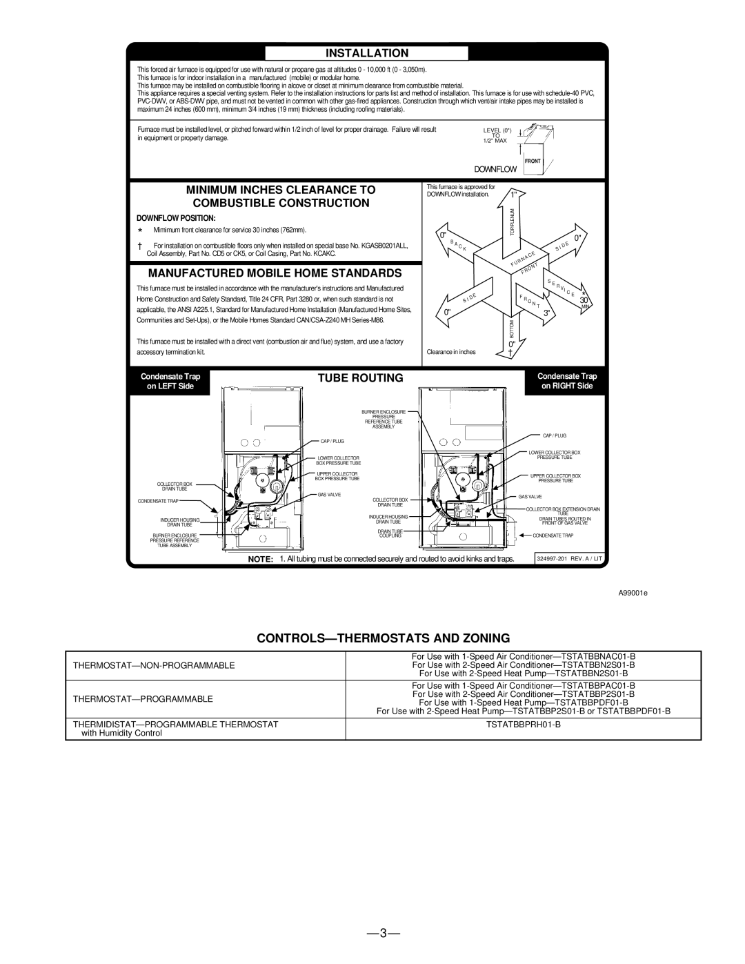 Bryant 351DAS warranty CONTROLS-THERMOSTATS and Zoning 