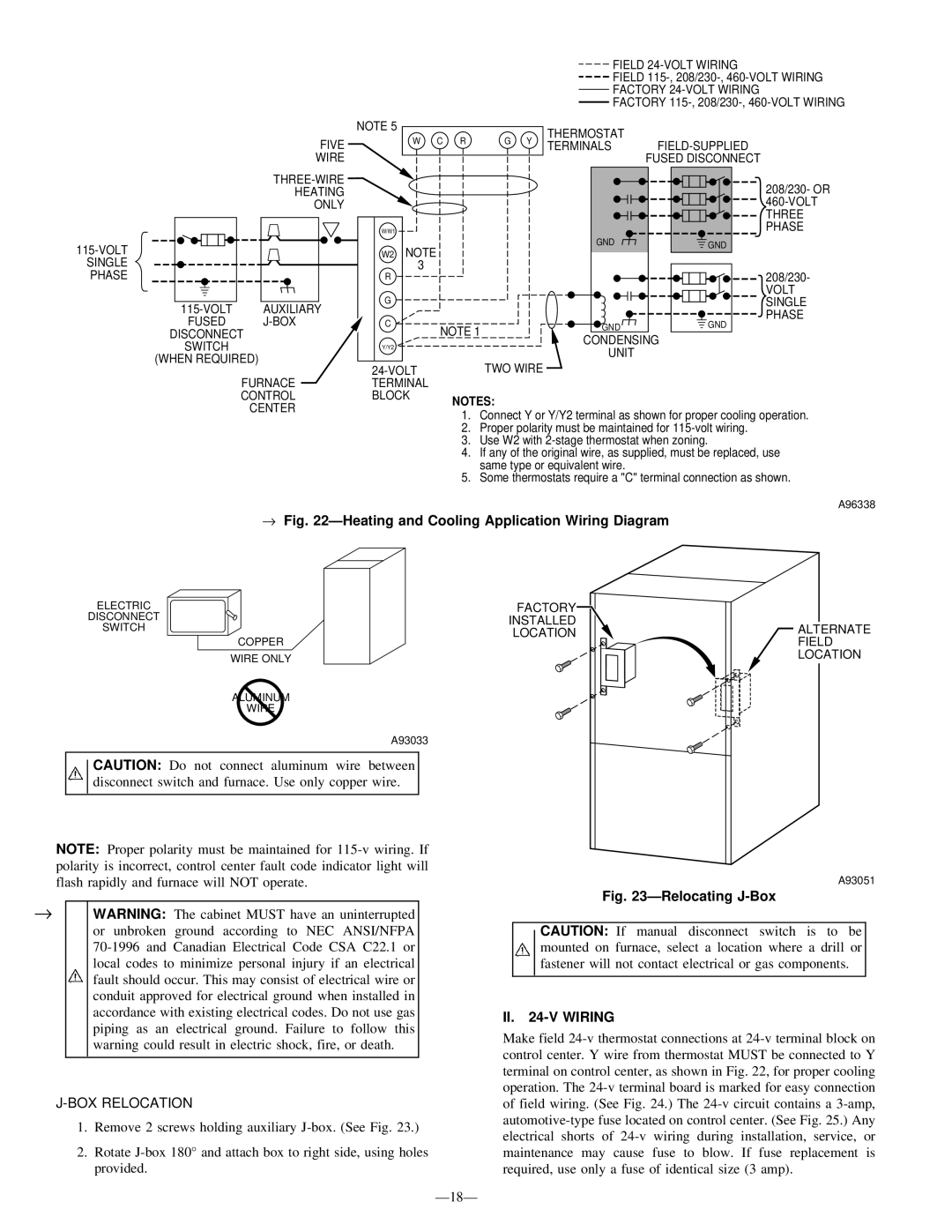 Bryant 355M-40-4, 355M-40-5 operating instructions → ÐHeating and Cooling Application Wiring Diagram, II -V Wiring 