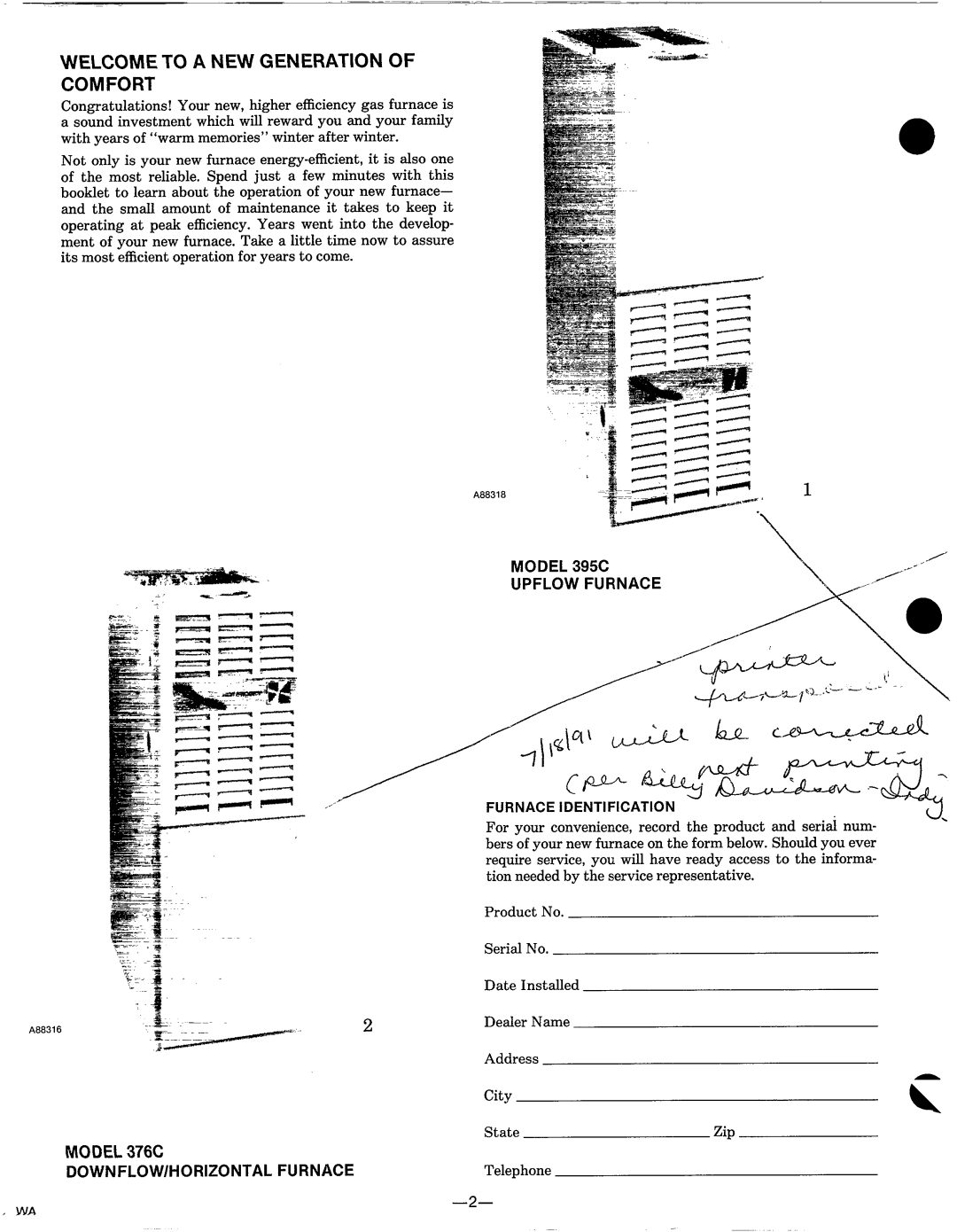 Bryant 395C, 376C manual 