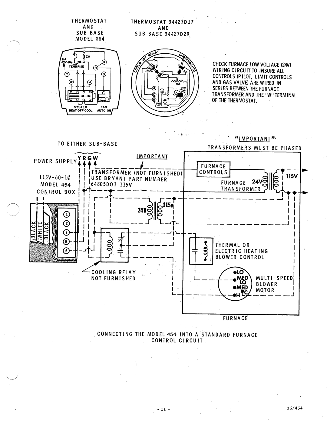 Bryant 454 manual 