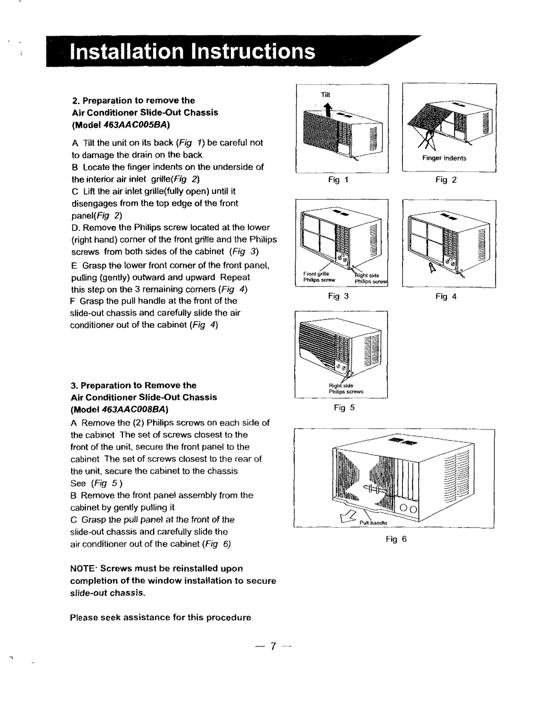 Bryant 463AAC005BA, 463AAC008BA manual 