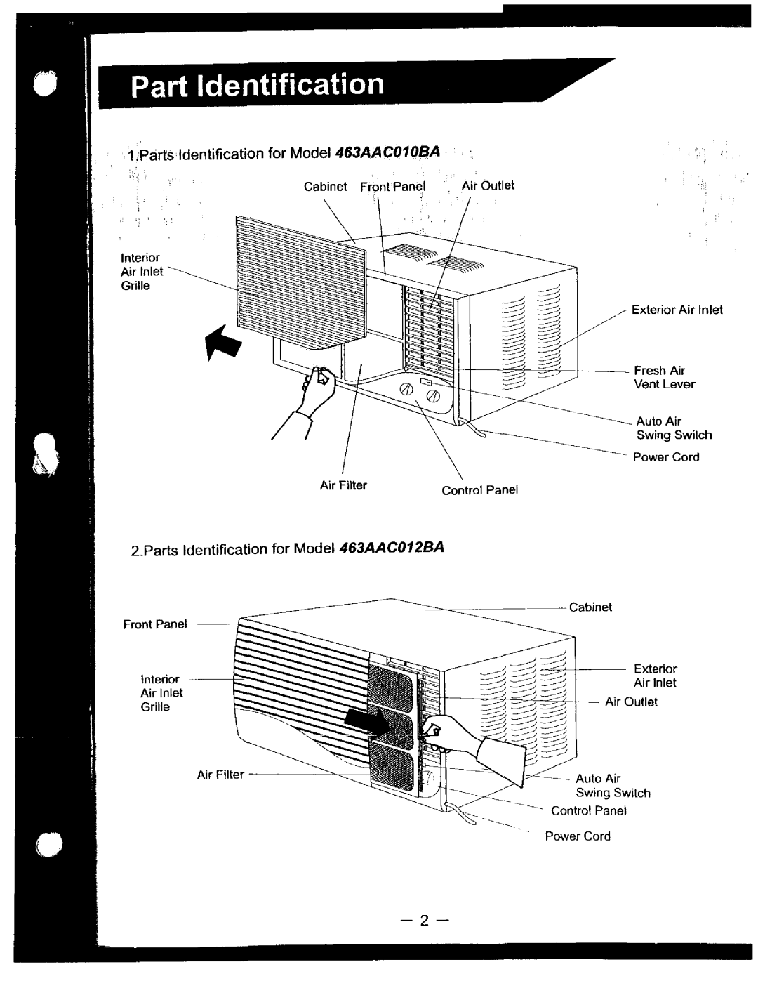 Bryant 463AAC010BA, 463AAC012BA manual 